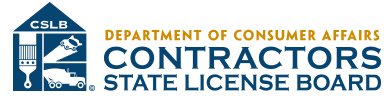 Contractors State License Board for California Logo